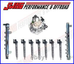 11-16 GM 6.6 6.6L LML Duramax Diesel Fuel System Kit CP4 Pump Injectors & Rails