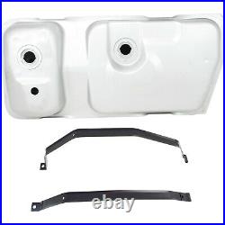 15.4 Gallon Fuel Gas Tank with Strap Set for Mustang Capri