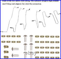 1917941 For Caterpillar 3406 3406B 3406C Fuel Injection Line Kit Set with Clamps