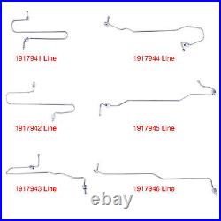 1917941 Fuel Injection Line Kit With Clamps Fits Caterpillar 3406 3406b 3406c