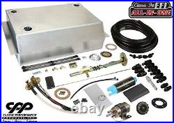 1963-66 Chevy C10 GMC Fuel Injection EFI Aluminum Gas Tank Kit Bed Fill 90ohm