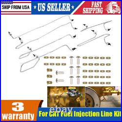 3406 Fuel Injection Line Kit 6 Pcs 1917941 1917942 1917943 For Cat Caterpillar