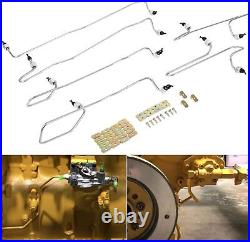 3406 Fuel Injection Line Kit with Clamps For Caterpillar 3406 3406B 3406C Engine