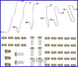 3406 Fuel Injection Line Kit with Clamps For Caterpillar 3406 3406B 3406C Engine