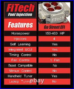 62-67 Nova FITech Fuel Injection 30003 Go Street 400 HP Basic Conversion Kit