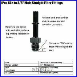 6AN 25FT EFI LS Fuel Injection line Install Kit Conversion Fuel Filter Regulator