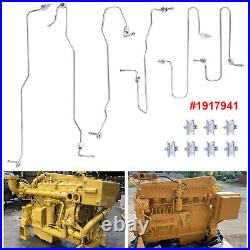 6PCS For CAT Caterpillar 3406 Fuel Injection Line Kit 1917941 1917942 1917943