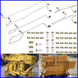 6PCS Fuel Injection Lines Kit with Clamps For Caterpillar CAT 3406 3406B 3406C 6PCS Fuel Injection Lines Kit with Clamps For Caterpillar CAT 3406 3406B 3406C