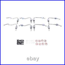 8 Fuel Injection Line Set For 11-19 6.7l Ford Powerstroke Injector Seal Tube Kit