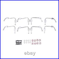8 X Fuel Injection Line Set For Ford Powerstroke Injector Seal Tube Kit 11-19