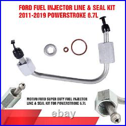 8PCS For Ford Powerstroke Injector Seal Tube 11-19 6.7L Fuel Injection Line Kit