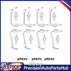 8fuel Injection Line Set For 11-19 6.7l Ford Powerstroke Injector Seal Tube Kit