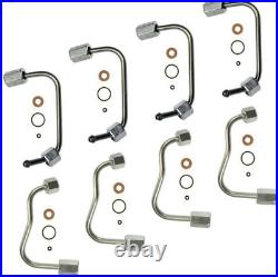 8fuel Injection Line Set For Ford Powerstroke Injector Seal Tube Kit 2011-2019