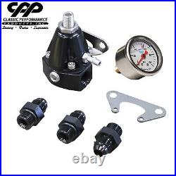 CPP EFI Fuel Injection Adjustable Pressure Regulator + Line Kit and Fittings