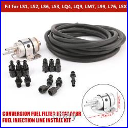 Car Conversion Fuel Filter Regulator Fuel Injection Line Kit For LS1 LS2 LS6 LS3