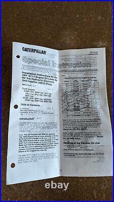 Caterpillar CAT 3126b HEUI injection pump complete kit with instructions OEM NOS