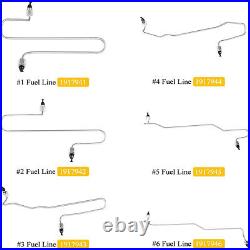 Caterpillar CAT 3406 Fuel Injection Line Kit 3406B 3406C 1917942 1917943