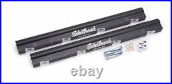 EDL3655 Edelbrock 3655 Fuel Rail Kit -8 AN Black Anodize