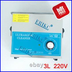 ERIKC Ultrasonic Injector Cleaning Machine Fuel Injection Cleaner Kit 220V, 3L