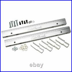 Edelbrock 3633 Fuel Injection Fuel Rail Kit -6 AN Clear For Chevy Big Block