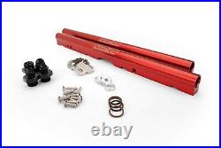 FAST 146028-KIT LSXRTT Billet Fuel Rail Kit Red