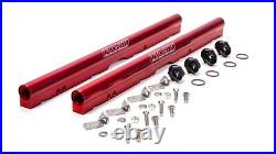 FAST 146032-KIT LSXr Billet Fuel Rail Kit Red Anodized LS1/LS6