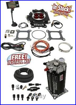FITech 30004 Power Adder 600HP Fuel Injection Conversion Kit with Command Center 2