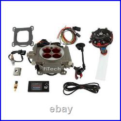 FiTech Fuel Injection System Kit 34003 Hy-Fuel & Go-Street 400 hp TBI Satin