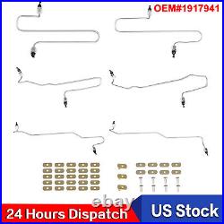 Fits Cat 3406 3406B 3406C Fuel Injection Lines Kit With Clamps 1917941 1917942