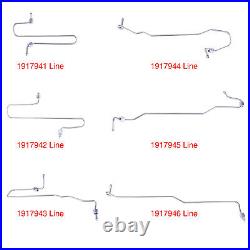 Fits Cat 3406 3406B 3406C Fuel Injection Lines Kit With Clamps 1917941 1917942