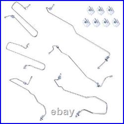 Fits Cat 3406 3406B 3406C Fuel Injection Lines Kit With Clamps 1917941 1917942