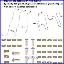 For CAT Caterpillar 3406 3406B 3406C 1917941 Fuel Injection Line Kit with Clamps