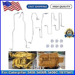 For CAT Fuel Injection Line Kit for Caterpillar 3406 3406B 3406C 1917941 1917942
