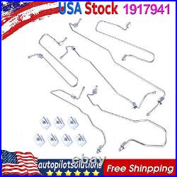 For Cat 3406 3406B 3406C Fuel Injection Lines Kit With Clamps 1917941 1917942