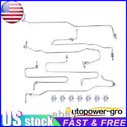 For Cat 3406 3406B 3406C Fuel Injection Lines Kit With Clamps 1917941 1917942 US