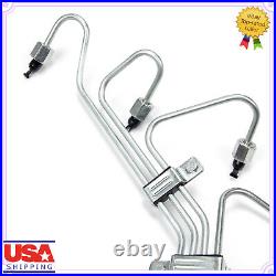 For Ford 6.9L 7.3L IDI Diesel 1983-1994 F-Series Kit of 8 Fuel Injection Lines