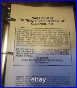Fuel Injection Cleaning System NAPA ECHLIN The Ultimate edition kit