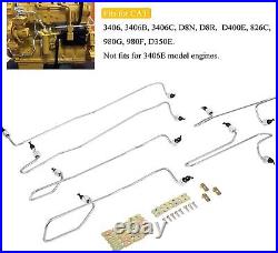 Fuel Injection Line Kit With Clamps For Caterpillar 3406 3406b 3406c 1917941 Fuel Injection Line Kit With Clamps For Caterpillar 3406 3406b 3406c 1917941