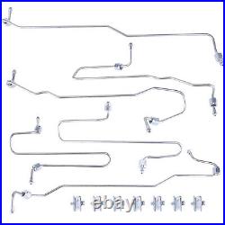 Fuel Injection Line Kit with Clamps 1917941 Fits For Caterpillar 3406 3406B 3406C