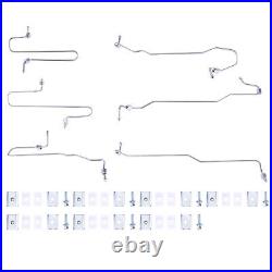 Fuel Injection Line Kit with Clamps 1917941 Fits For Caterpillar 3406 3406B 3406C