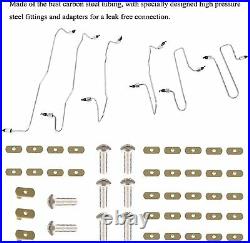 Fuel Injection Line Kit with Clamps Fit For Caterpillar 3406 3406B 3406C 1917941