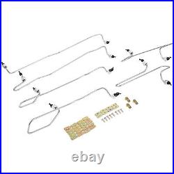 Fuel Injection Lines Kit With Clamps For Cat 3406 3406b 3406c 1917941 1917942