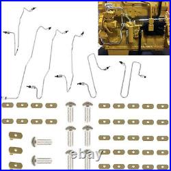 Fuel Injection Lines Kit for CAT Caterpillar 3406 3406B 3406C 980G 980F D8R 826C