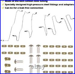 Fuel Injection Lines Kit with Clamps For Caterpillar CAT 3406 3406B/3406C Engine