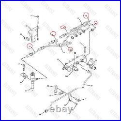 Fuel Injection Pipe Kit Replaces for Perkins Engine 1106D-E66TA