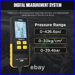 Gasoline Fuel Injection Pressure Tester Car Digital Fuel Pressure Gauge Tool Kit