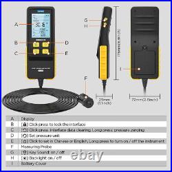 Gasoline Fuel Injection Pressure Tester Car Digital Fuel Pressure Gauge Tool Kit