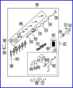 Genuine Mopar Injection Fuel System Kit R8583897AA