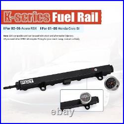 Heavy Fuel Rail Kit High Flow Injection Fuel Rail Honda K Series Civic SI