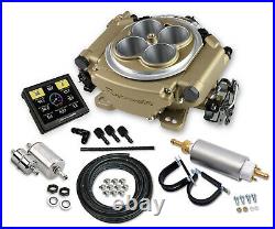 Holley 550-516K Sniper EFI Self-Tuning Fuel Injection & Pump Kit Classic Gold